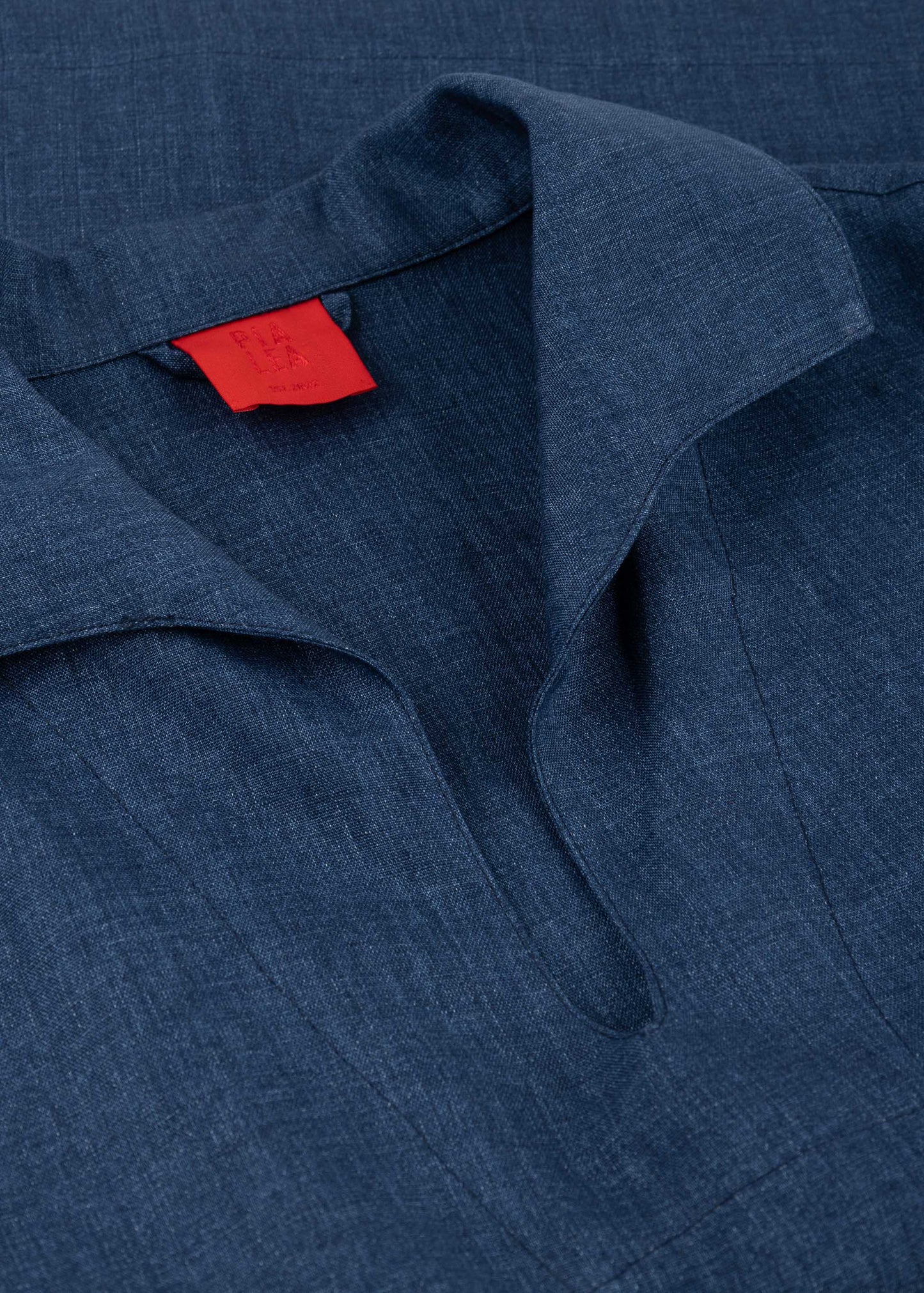 Linen 'Polo Blouse'