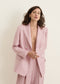 Herringbone Linen 'Drapy Blazer'