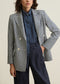 Pied-de-Poule 'Drapy Blazer'