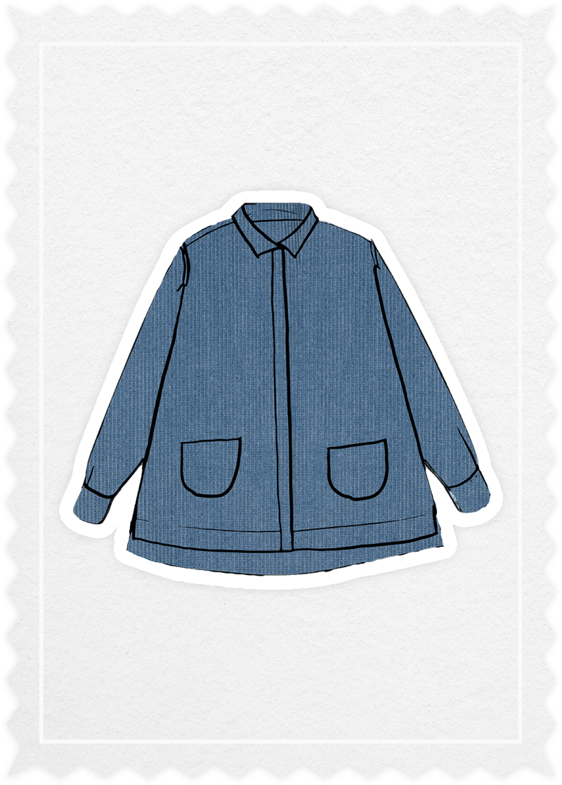 Corduroy 'Pocket Shirt'