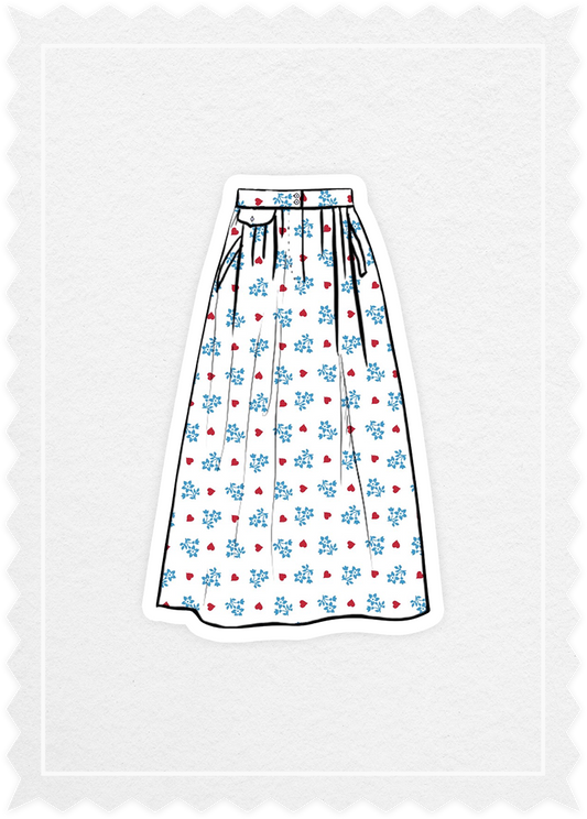 Flower Print 'Rocking Skirt'