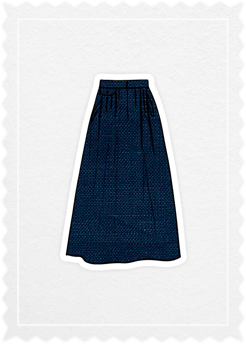 Linen 'Rocking Skirt'