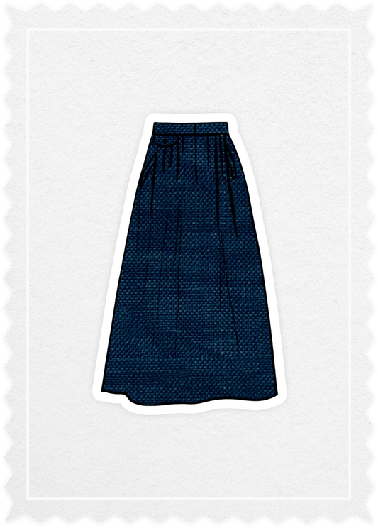 Linen 'Rocking Skirt'